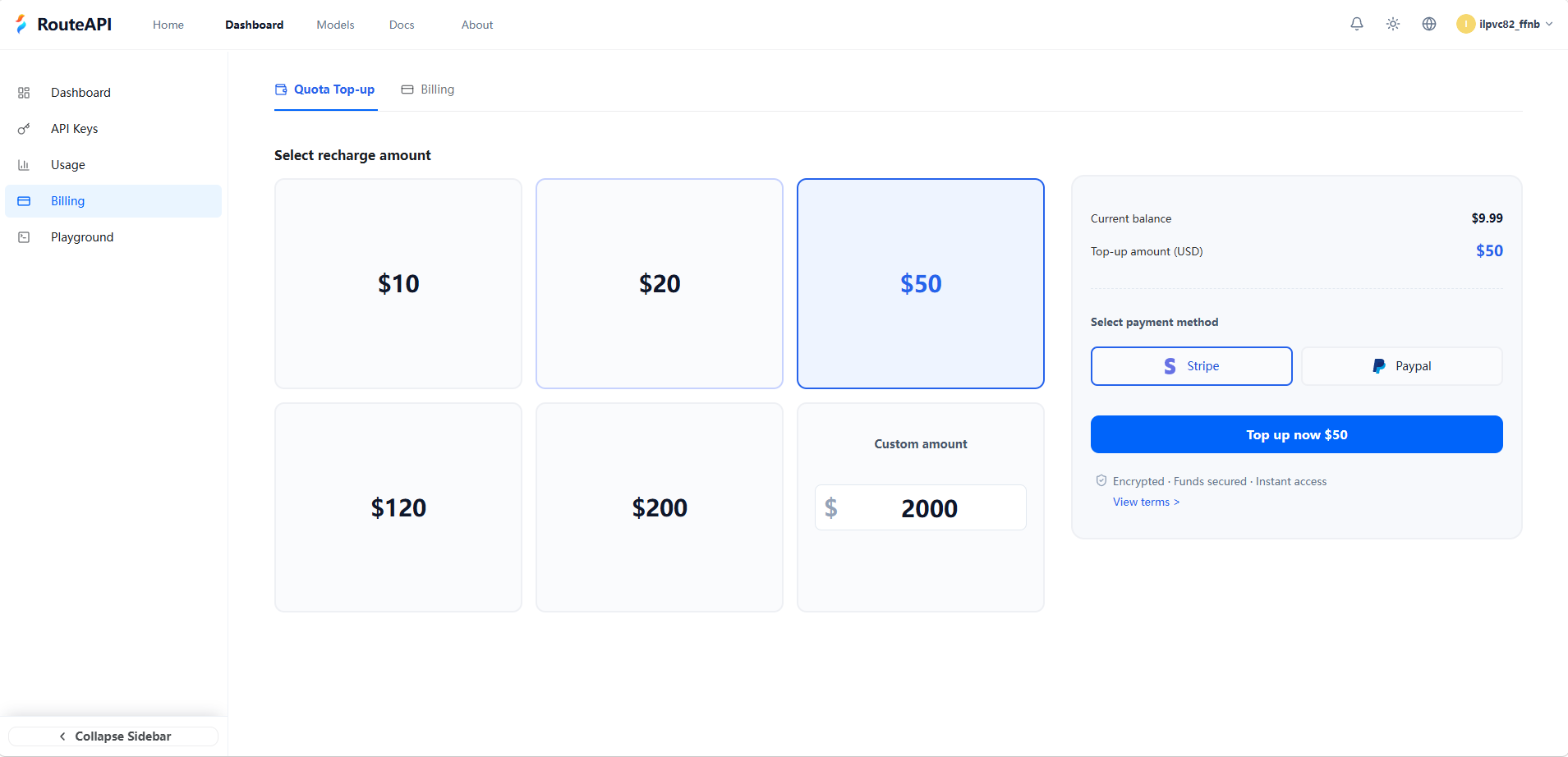 Wallet screenshot